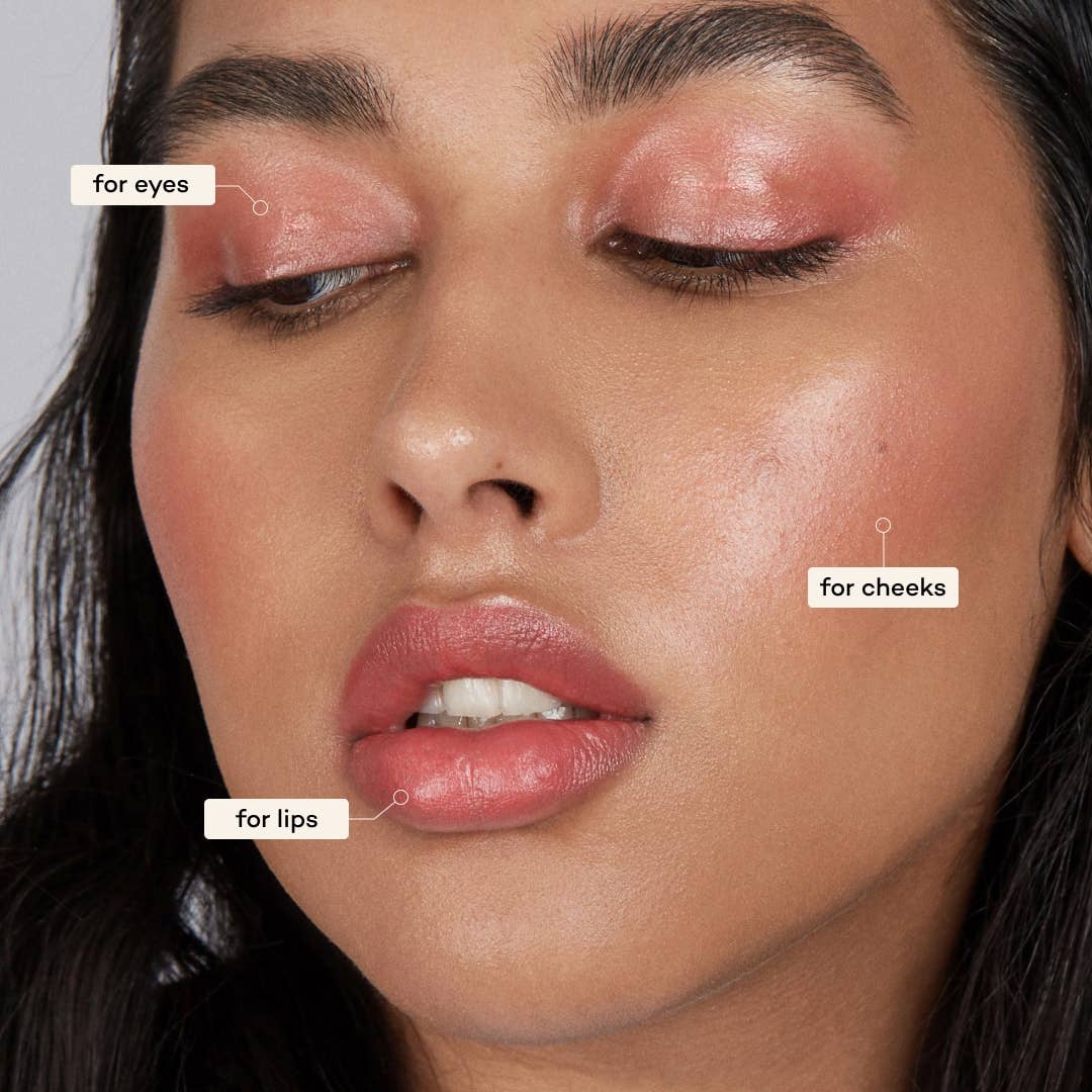 Peach Lip-to-Lid Balmie