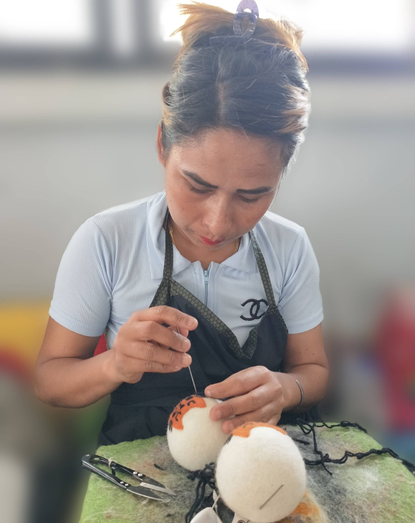 Hearts Eco Wool Dryer Balls Fair Trade