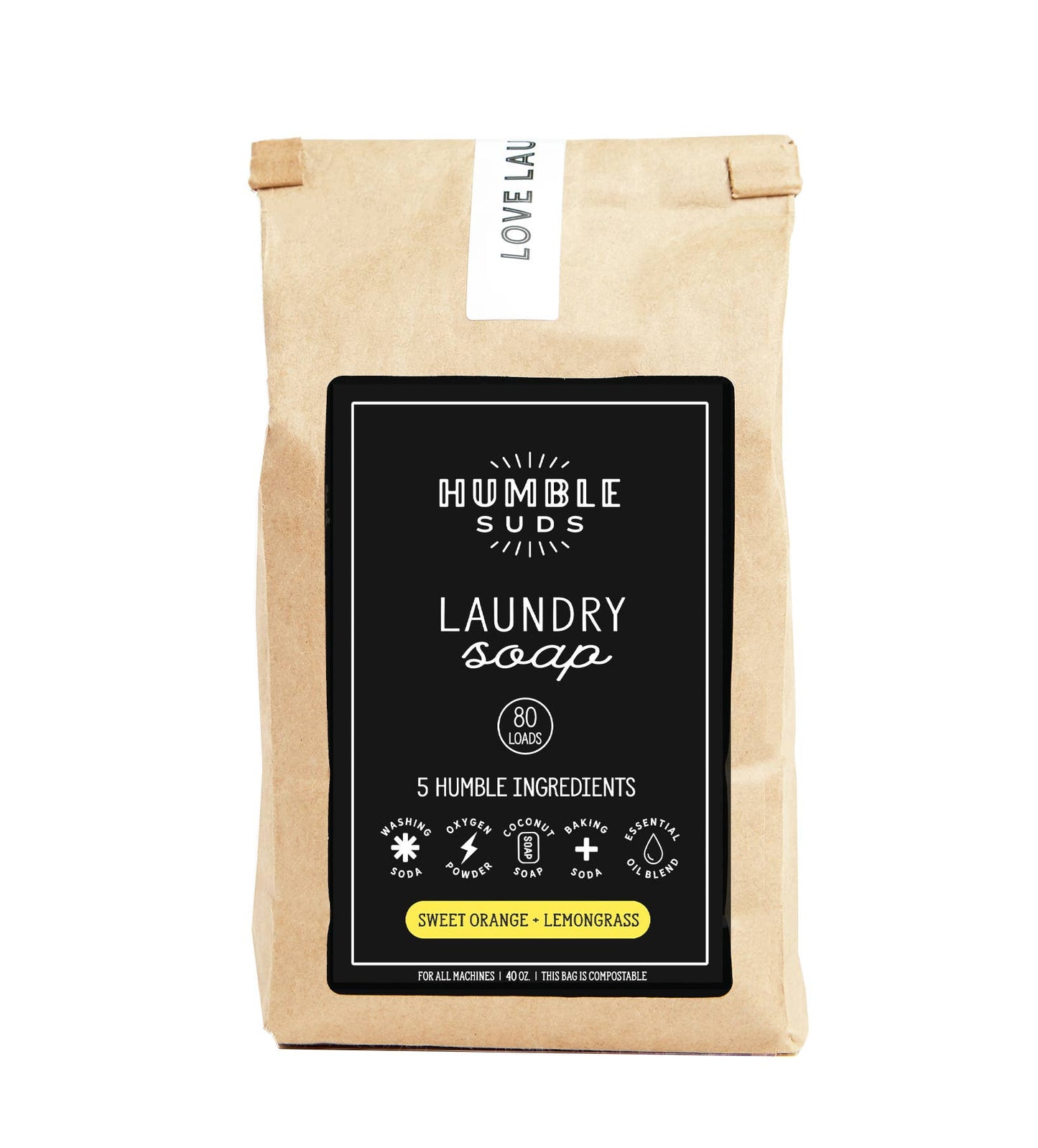 Laundry Soap - Compostable Bag