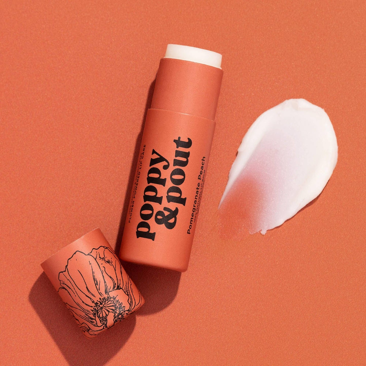 Pomegranate Peach Lip Balm | Natural, Eco-Friendly, Cruelty-Free
