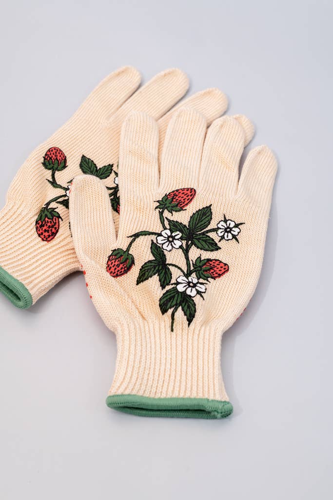 Gardening Gloves, Strawberries