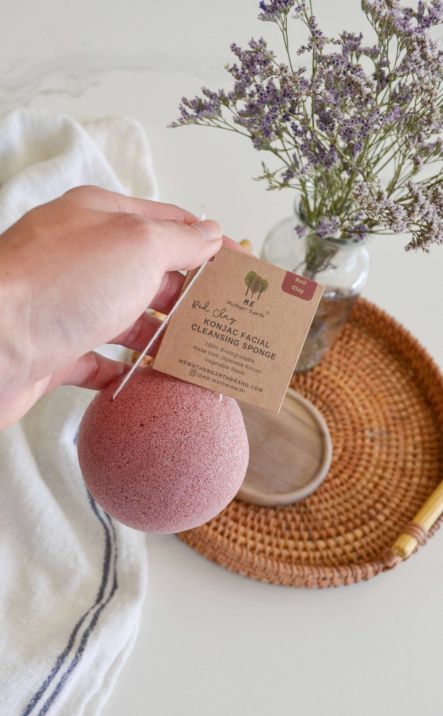 Konjac Sponge Biodegradable | Zero Waste | Vegan Skincare