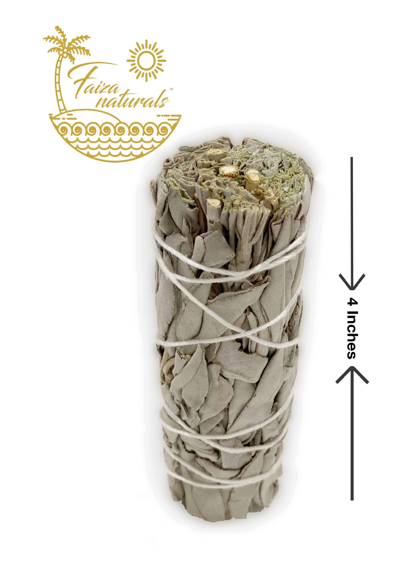 4” California White Sage Bundles – Hand-Tied & Sustainably Grown