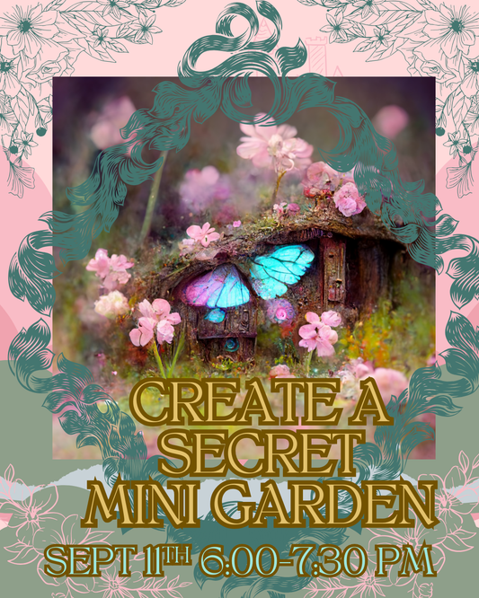 Fairy Garden with Wood Accents Workshop – $30