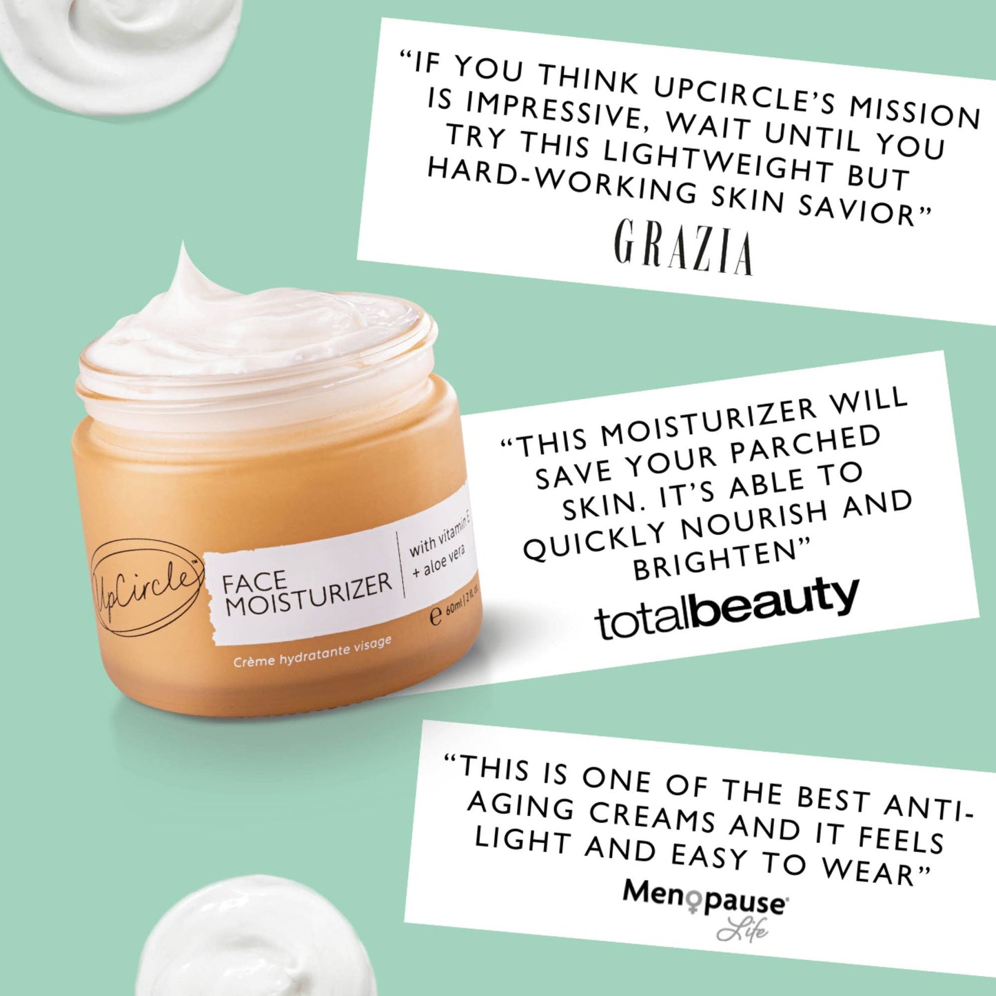 Face Moisturizer with Vitamin E, Aloe Vera