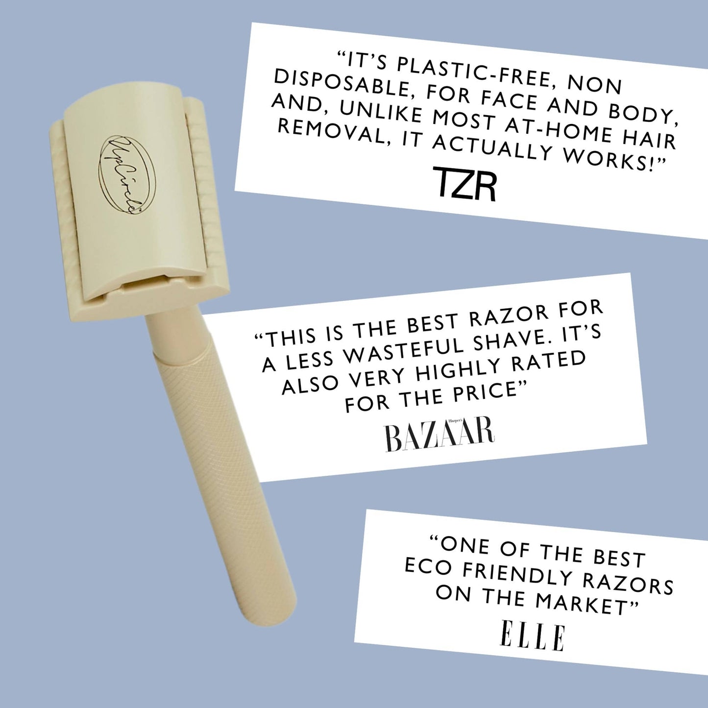 Plastic Free, Sustainable & Reusable Safety Razor