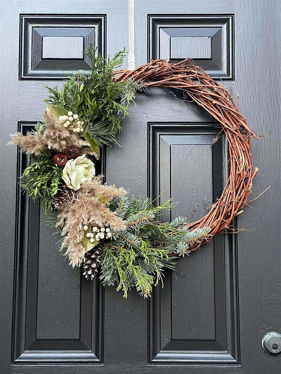 Holiday Wreath Making Workshop Dec 5th