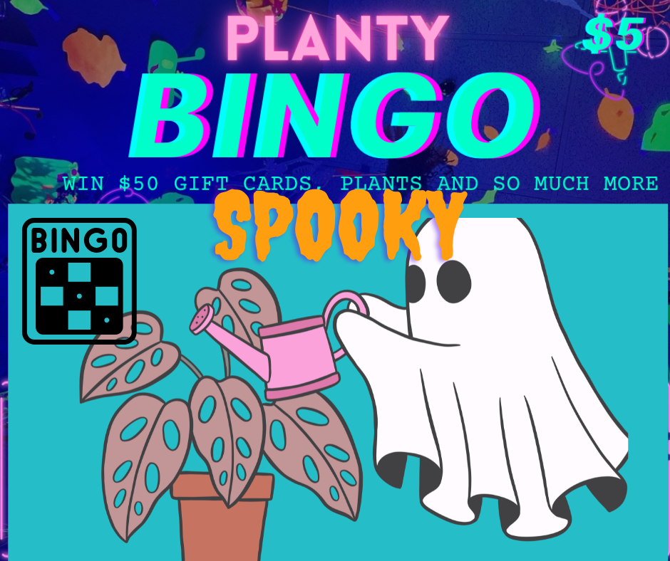 Spooky Plant Bingo