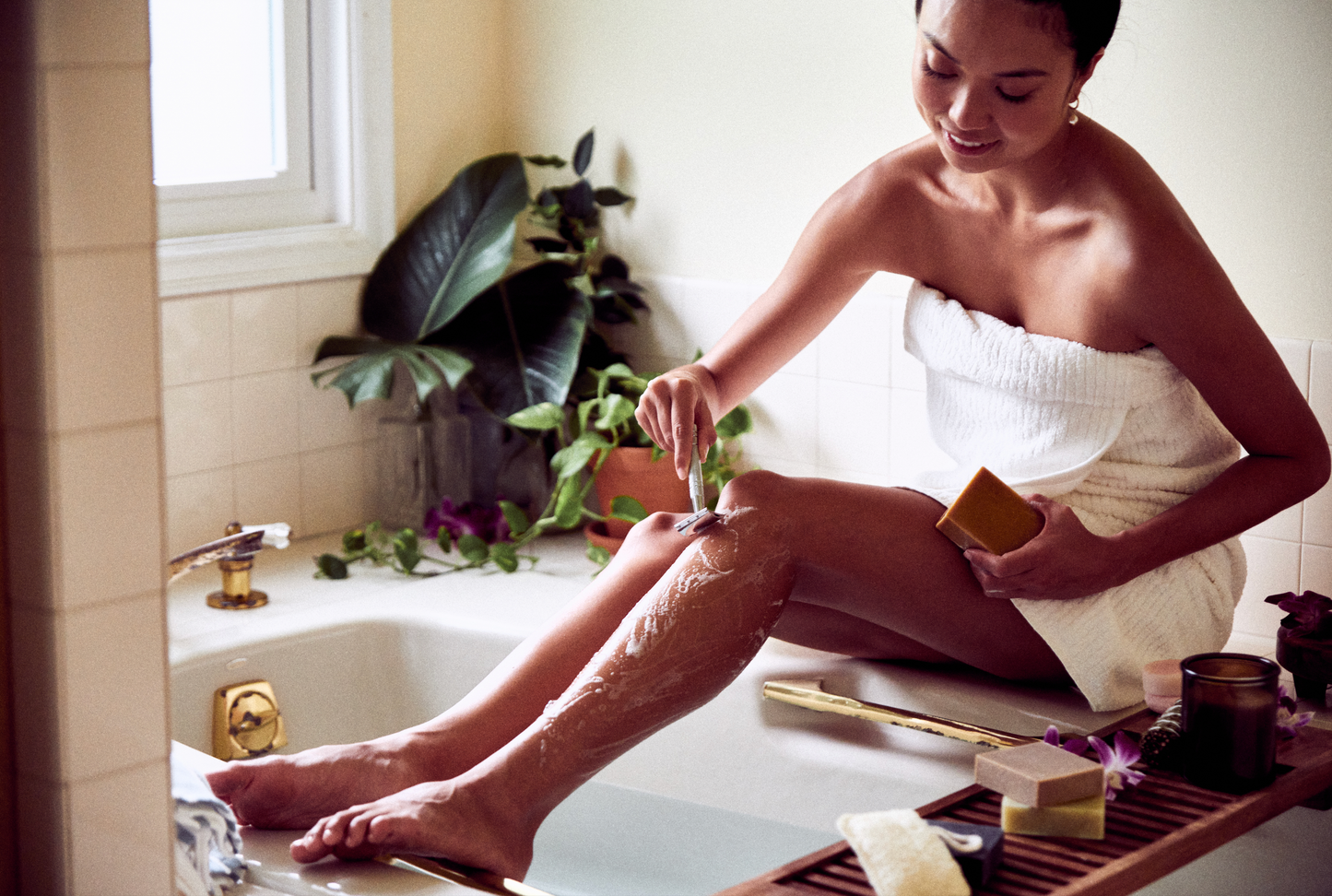 Moisturizing Shave Bar – Plastic-Free, Plant-Based Shaving