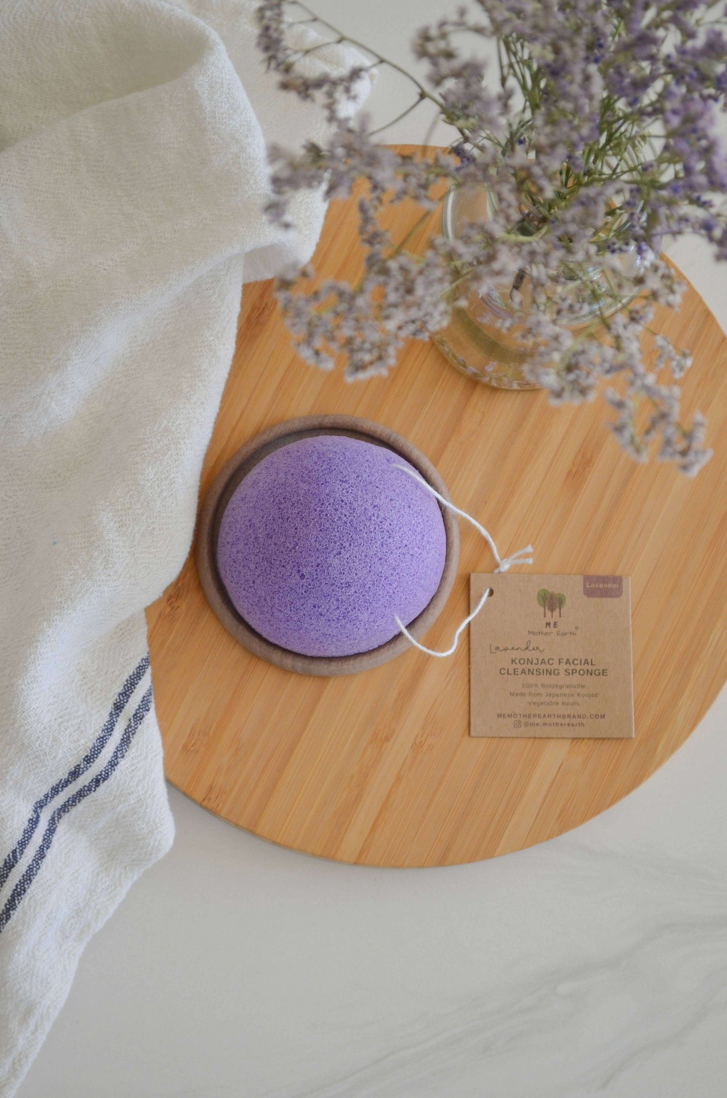 Konjac Sponge Biodegradable  | Zero Waste | Vegan Skincare