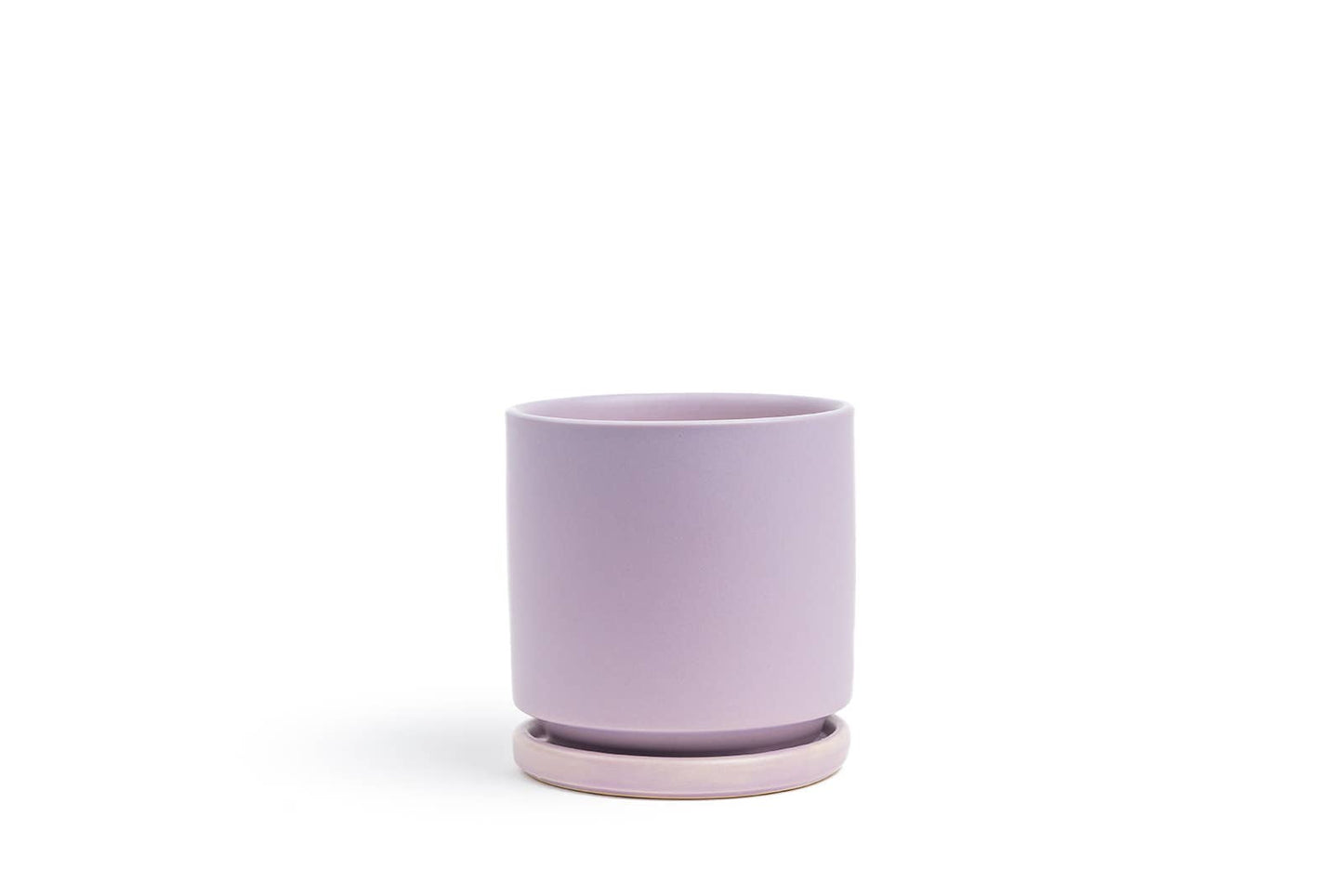 4.5" Gemstone Cylinder Pots with Water Saucers