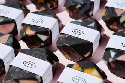 Terrazzo Mini Gem Bar Soap – Golden or Charcoal