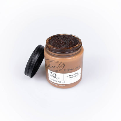 Citrus + upcycled Coffee Face Scrub - 33.8 fl oz Bulk Refill