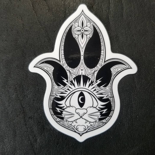 Sticker: Paw Of Catima, 3" Vinyl