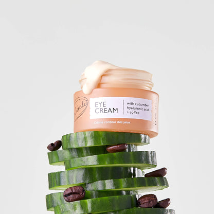Vegan Hydrating Eye Cream with Hyaluronic Acid + Coffee Oil