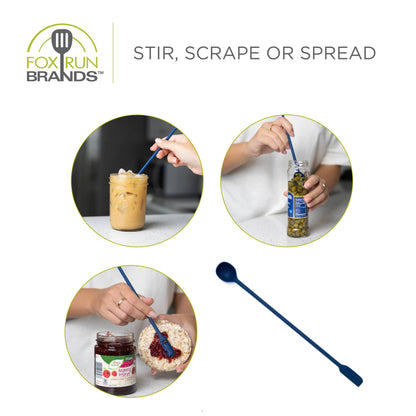 Silicone Jar Scraper, Dual Sided, 11"