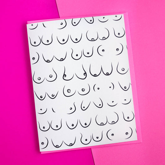 Boobs Pattern Card
