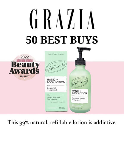 UpCircle Hand + Body Lotion with Bergamot Water