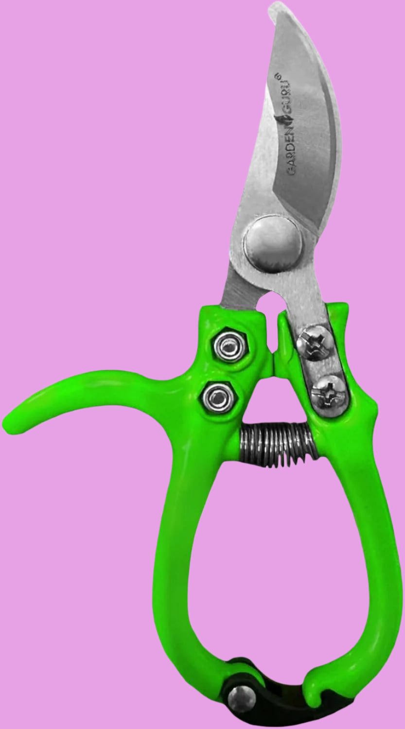 Garden Guru Stainless Steel Pruner Shears – Razor Sharp & Built to Last