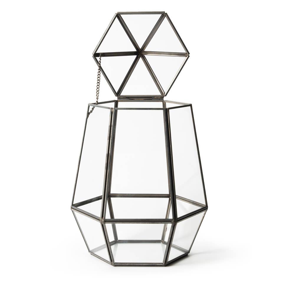 Glass Terrarium/ DIY Glass Terrarium Kit – Build Your Own Miniature Garden