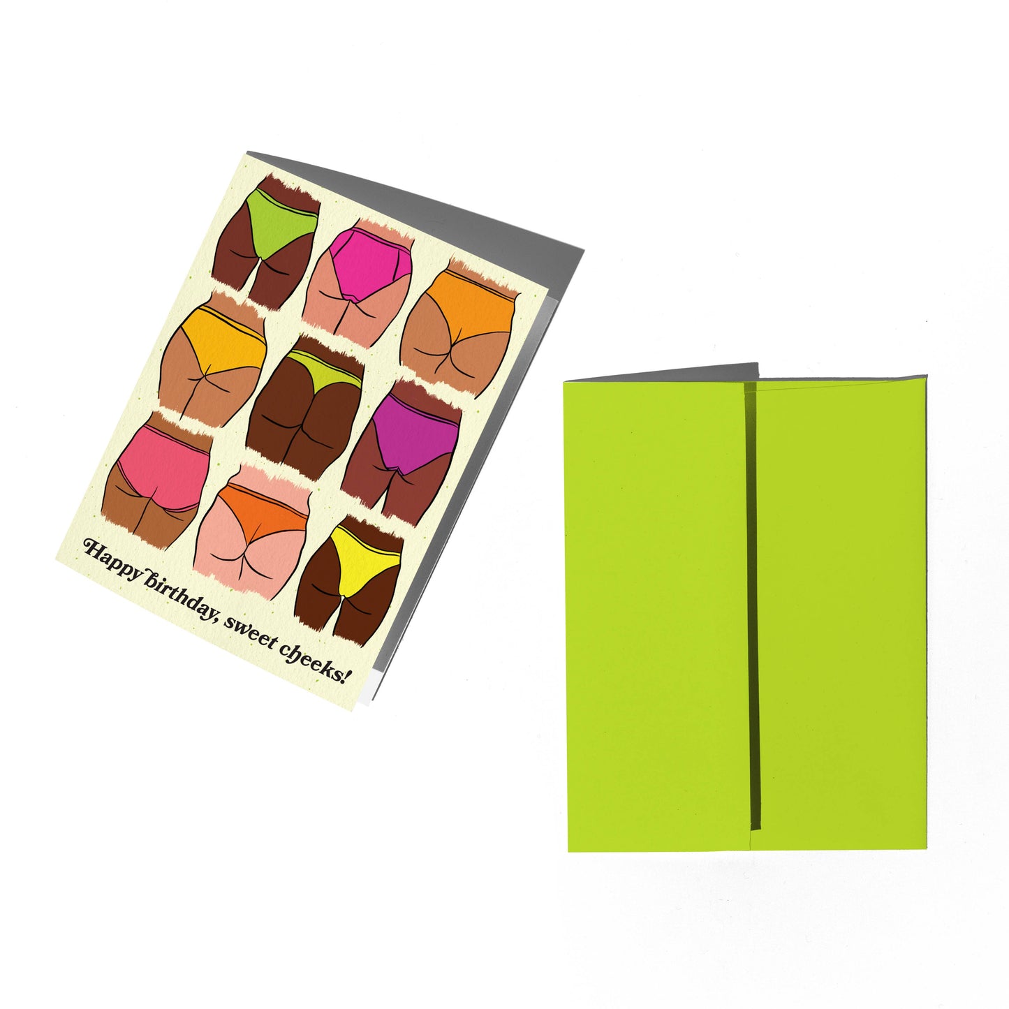 Sweet Cheeks Butt Birthday Card