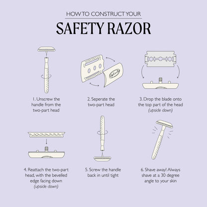 Plastic Free, Sustainable & Reusable Safety Razor