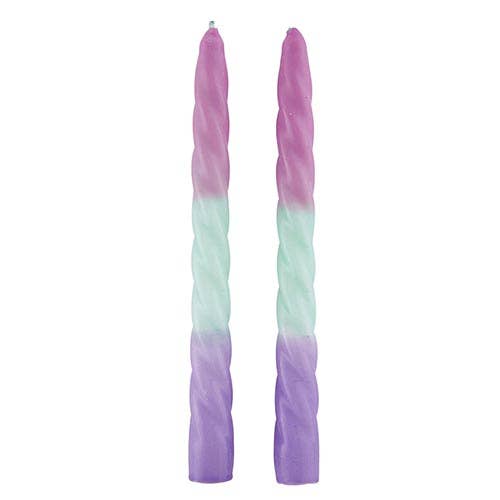 Ombre Taper Candle Set of 2