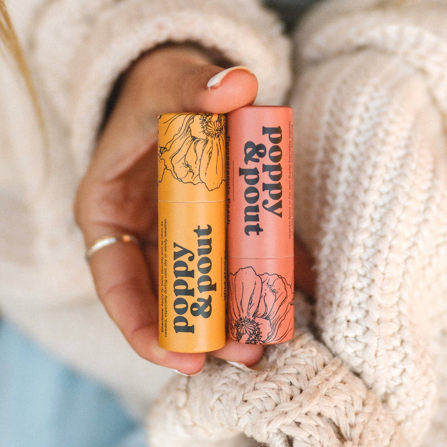 Pomegranate Peach Lip Balm | Natural, Eco-Friendly, Cruelty-Free
