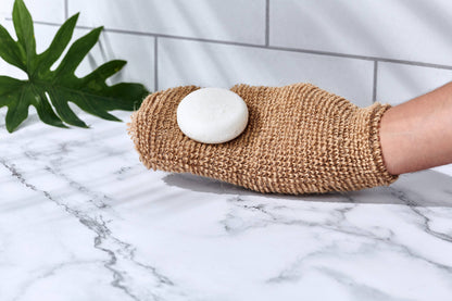 Natural Bath & Shower Glove – Exfoliating Jute Mitt (Plastic-Free)