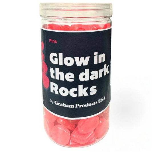 PINK Glow In The Dark Tub Of Rocks 