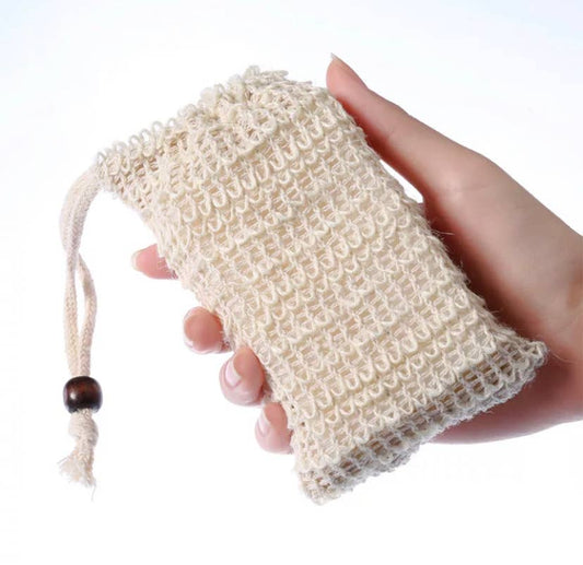 Sisal soap saver pouches