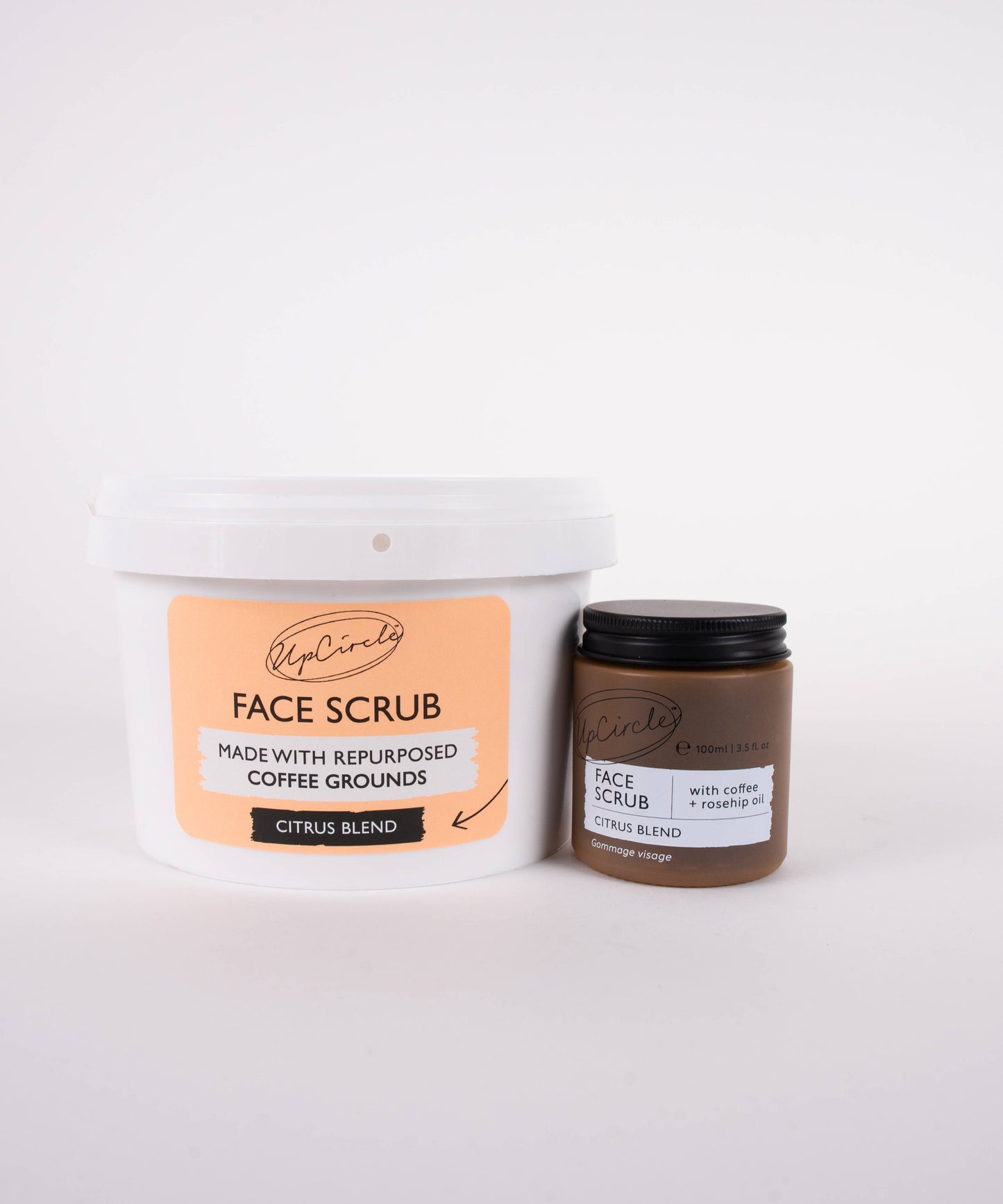 Citrus + upcycled Coffee Face Scrub - 33.8 fl oz Bulk Refill