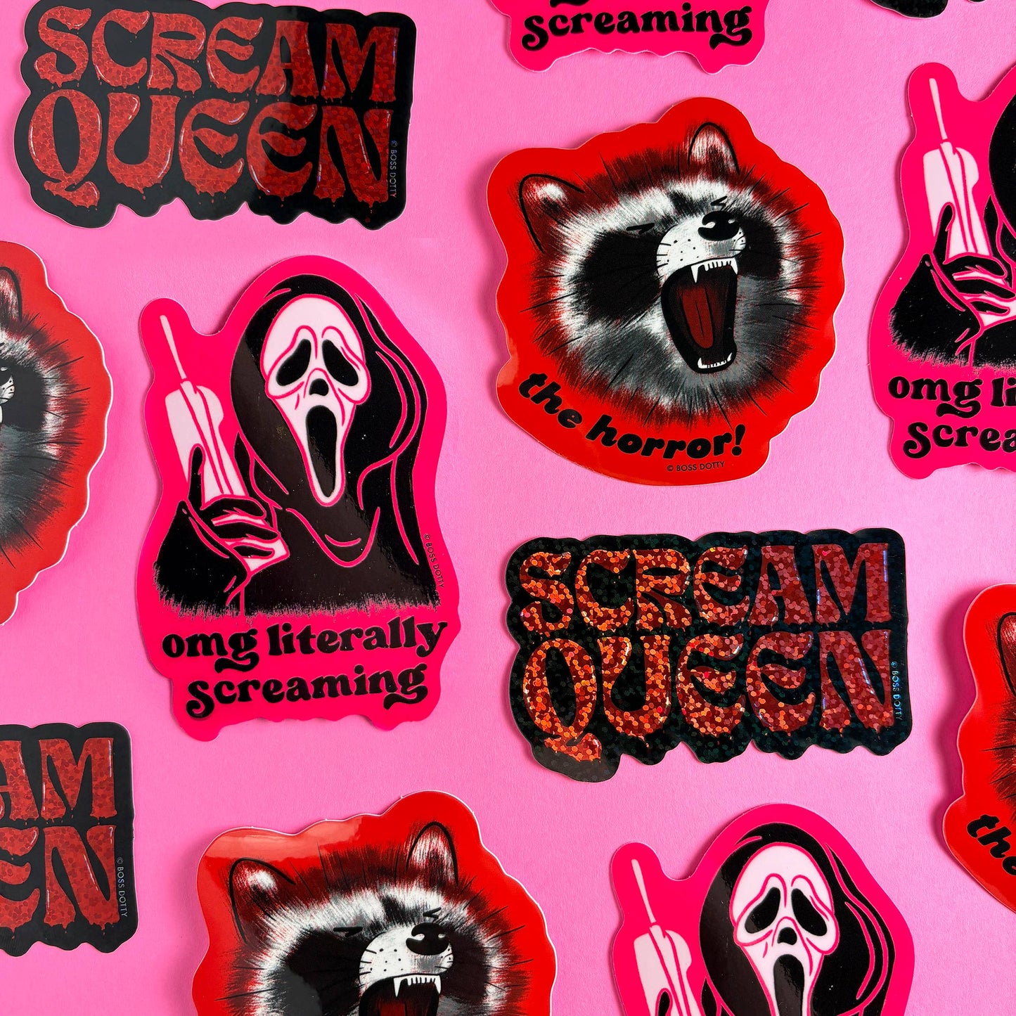 Horror Raccoon Sticker