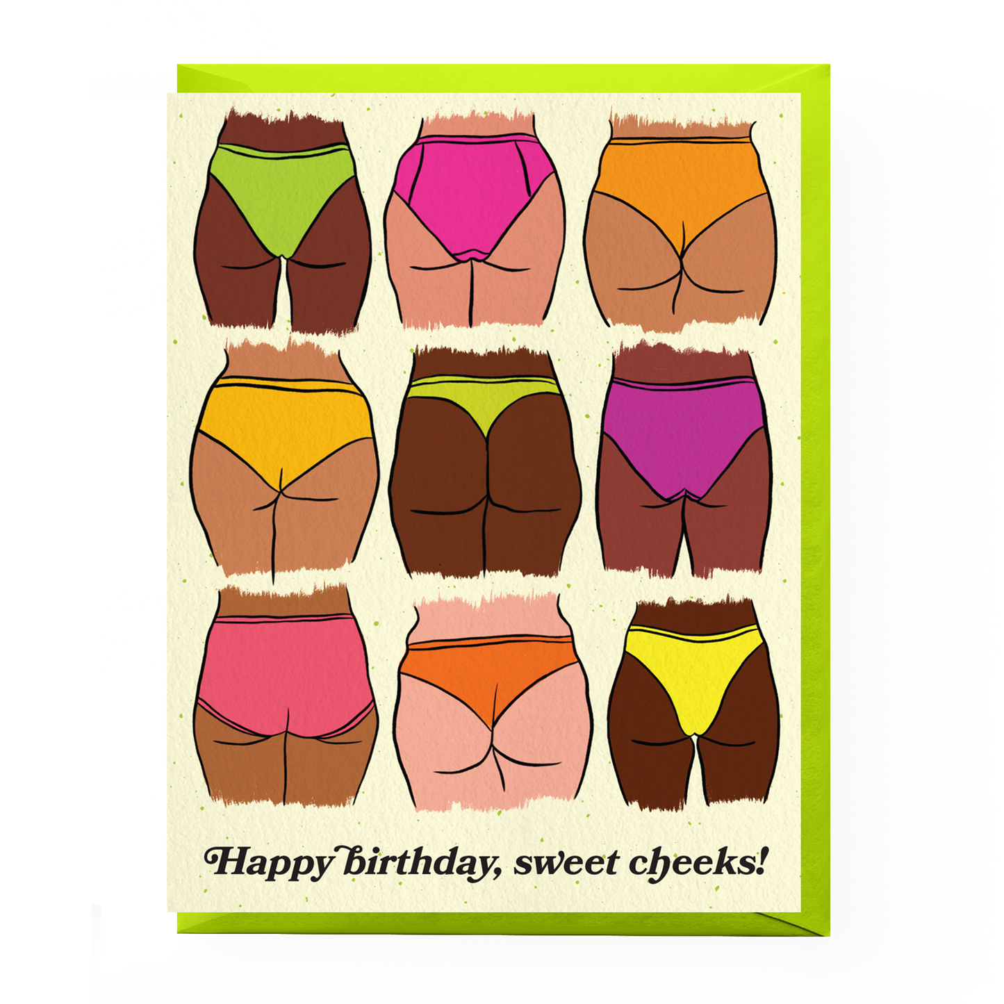 Sweet Cheeks Butt Birthday Card