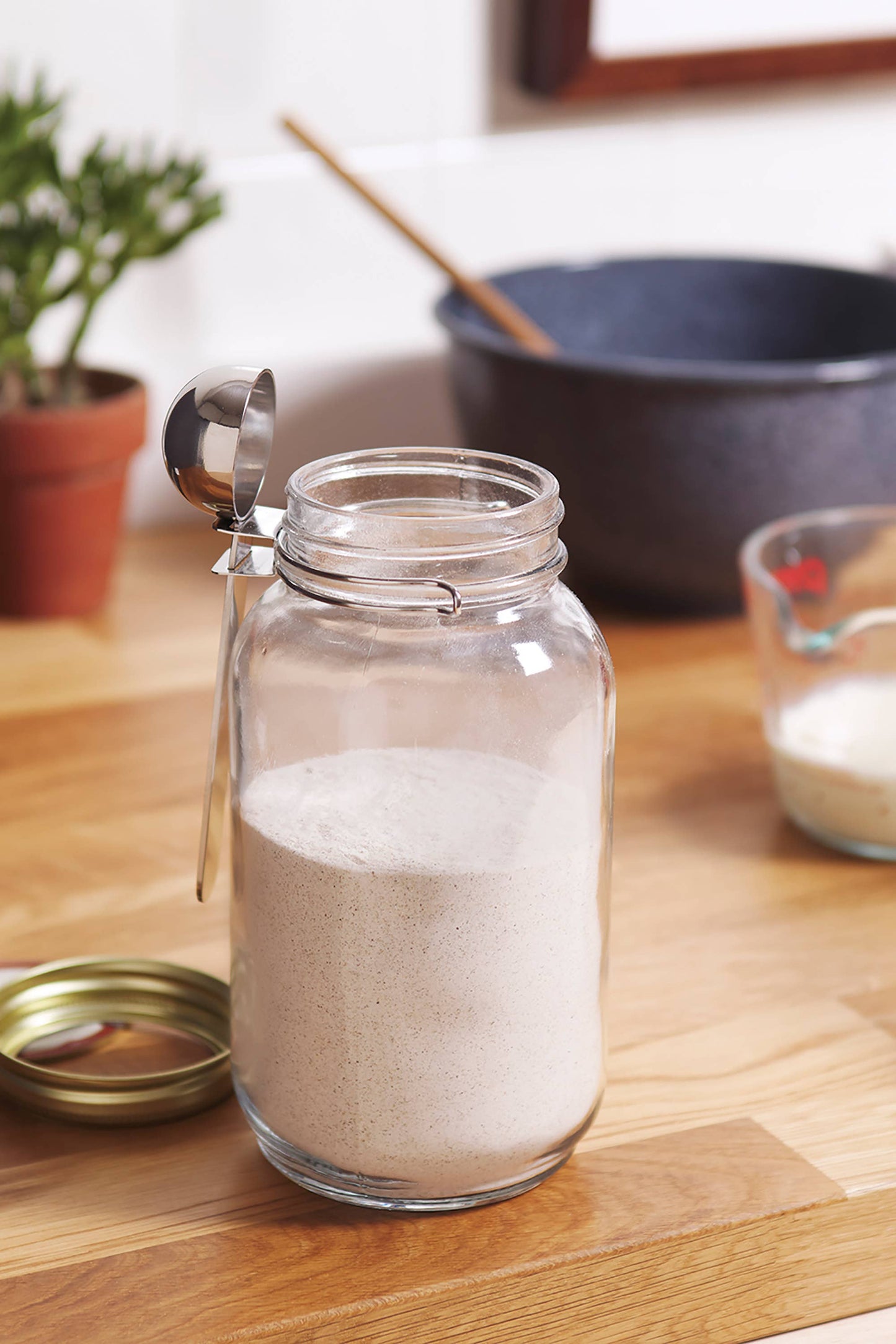 Jarware Coffee Spoon Clip for Regular Mouth Mason Jar