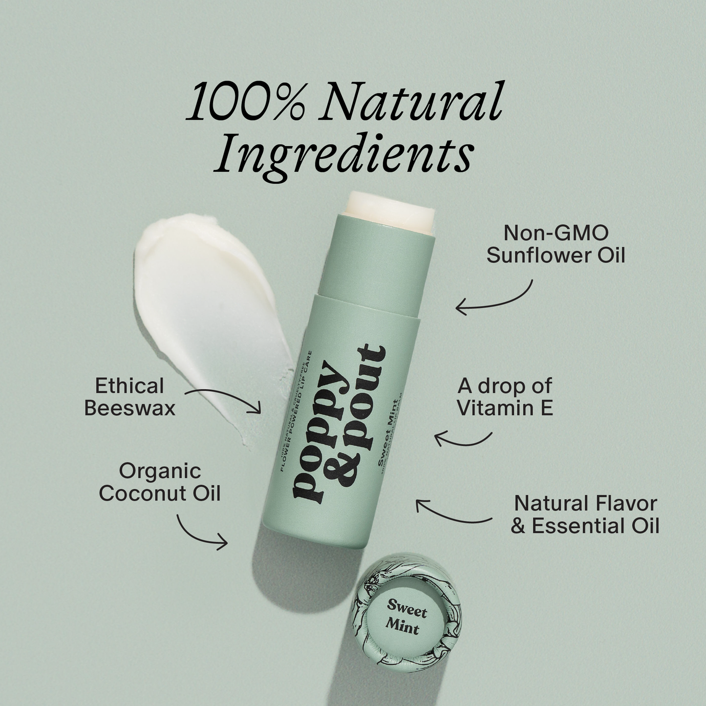 Sweet Mint Lip Balm | Natural, Eco-Friendly, Cruelty-Free