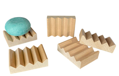 2" Mini Wood Soap Dish