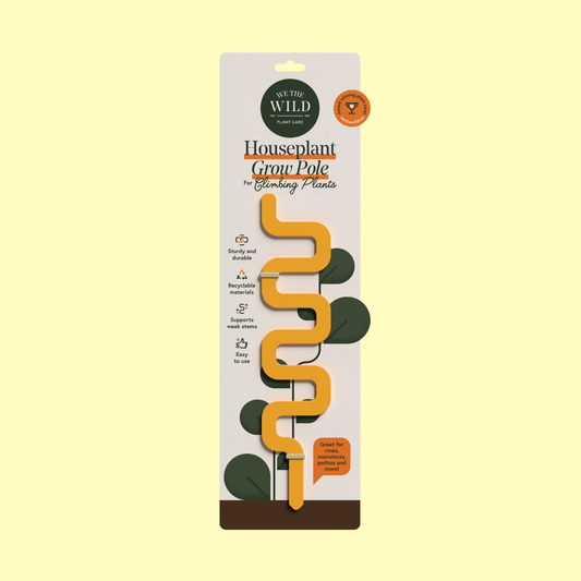 Houseplant Grow Pole – Recyclable Metal Support for Climbing Plants