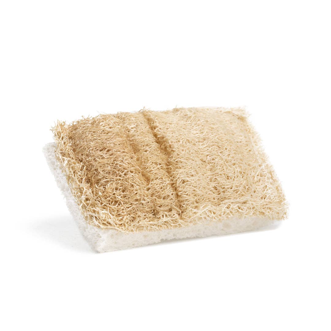 Biodegradable Loofah & Cellulose Dish Sponge – Plastic-Free