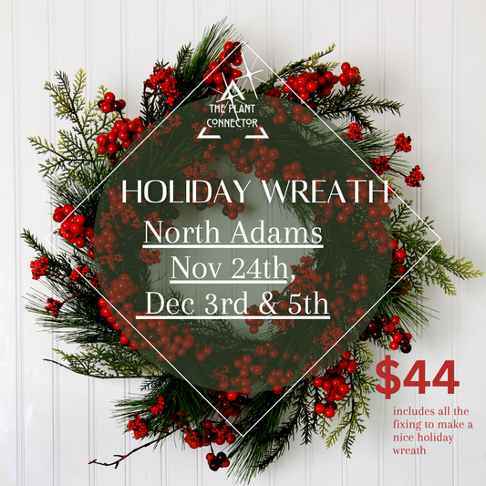 Holiday Wreath Making Workshop  Nov 24th