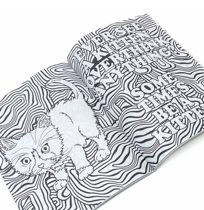 Coloring Book "Depression Cats 2"