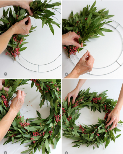 Holiday Wreath Making Workshop  Dec 3rd
