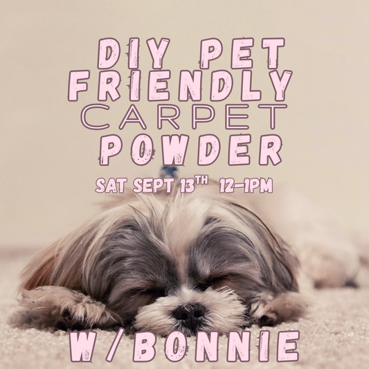 Eco Saturdays with Bonnie: DIY Carpet Powder
