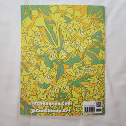 Coloring Book: "Cats & Plants"