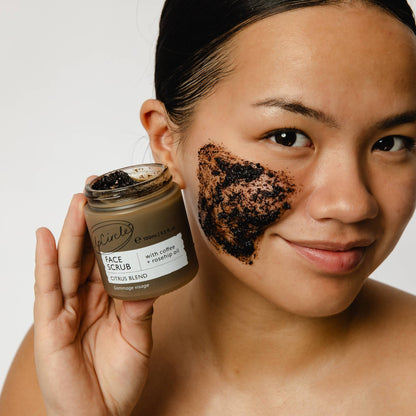 Citrus + upcycled Coffee Face Scrub - 33.8 fl oz Bulk Refill