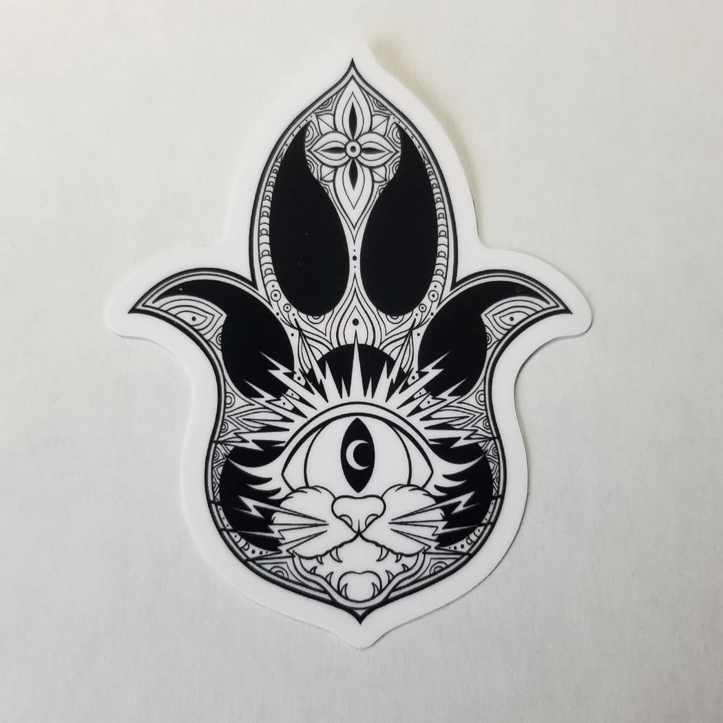 Sticker: Paw Of Catima, 3" Vinyl