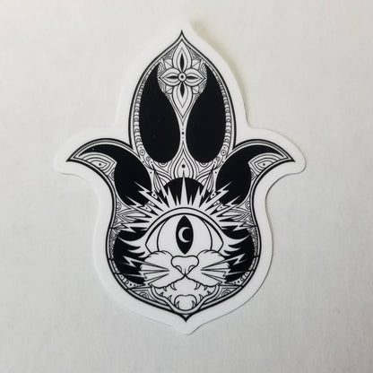 Sticker: Paw Of Catima, 3" Vinyl