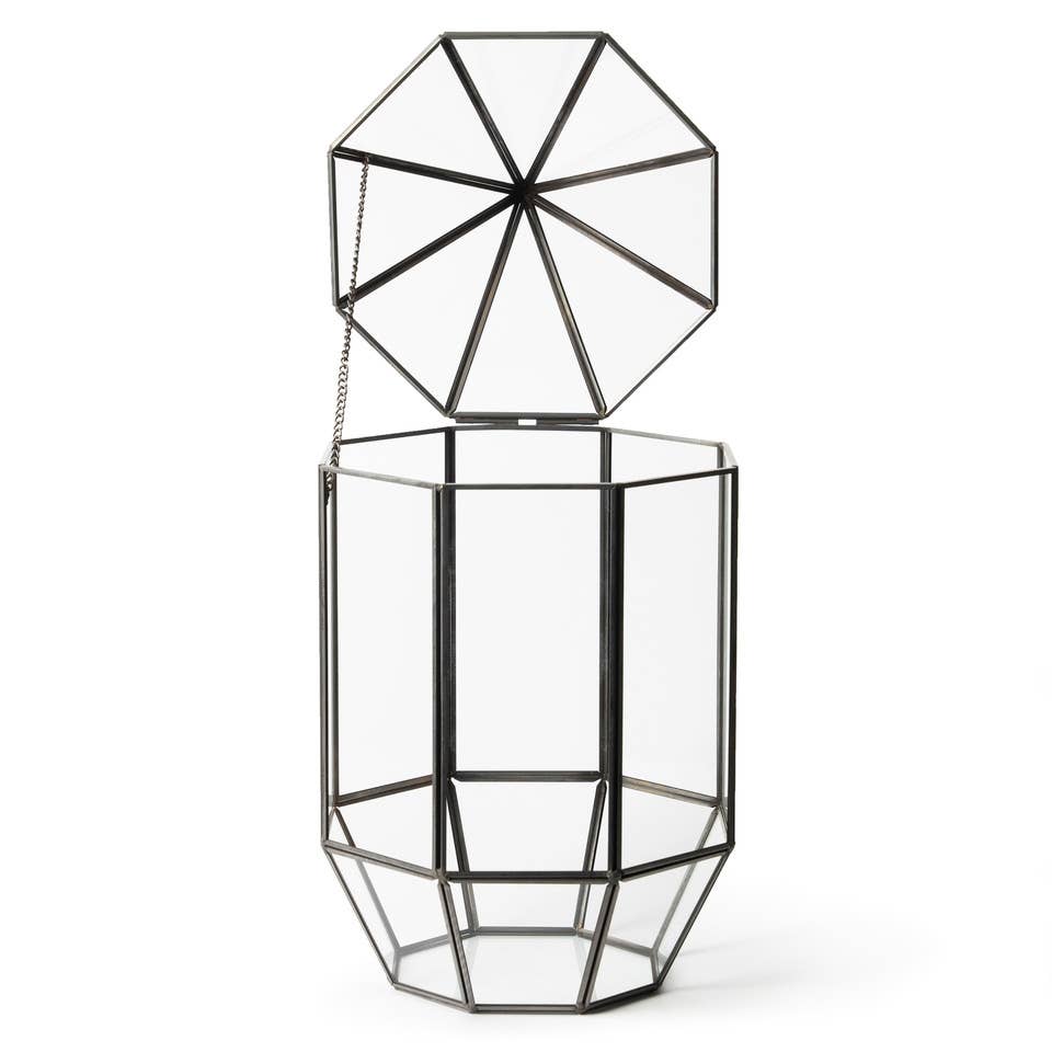 Glass Terrarium/ DIY Glass Terrarium Kit – Build Your Own Miniature Garden