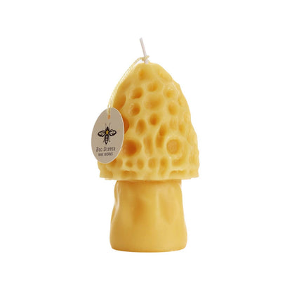 Mushroom Candles – 100% Pure Beeswax – 2 Styles