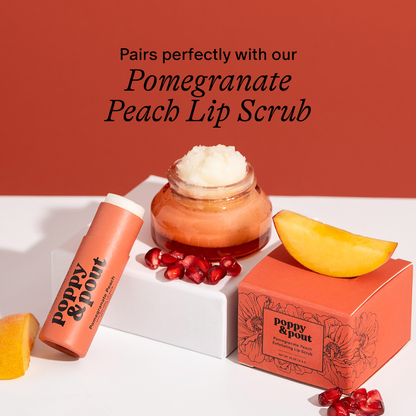 Pomegranate Peach Lip Balm | Natural, Eco-Friendly, Cruelty-Free